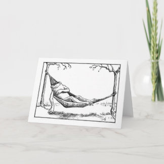 Tarjeta Hangin hacia fuera