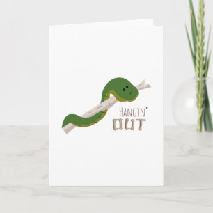 Tarjeta Hangin hacia fuera