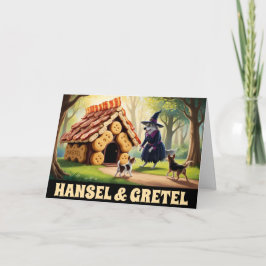 Tarjeta Hansel y Gretel Puppies