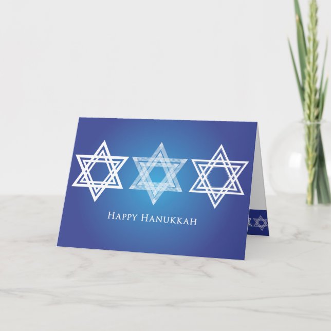 Tarjeta Hanukkah (Anverso)