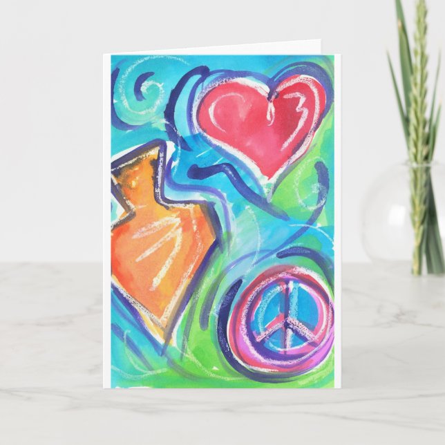 Tarjeta Hanukkah (Anverso)