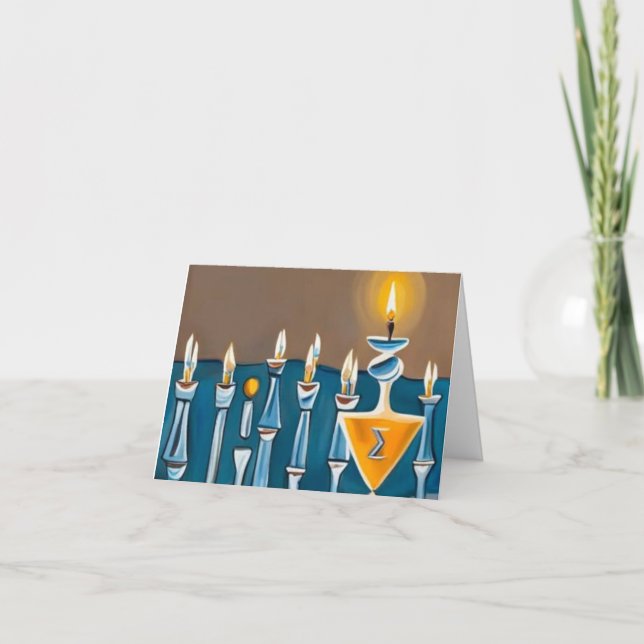 Tarjeta Hanukkah 15 (Anverso)
