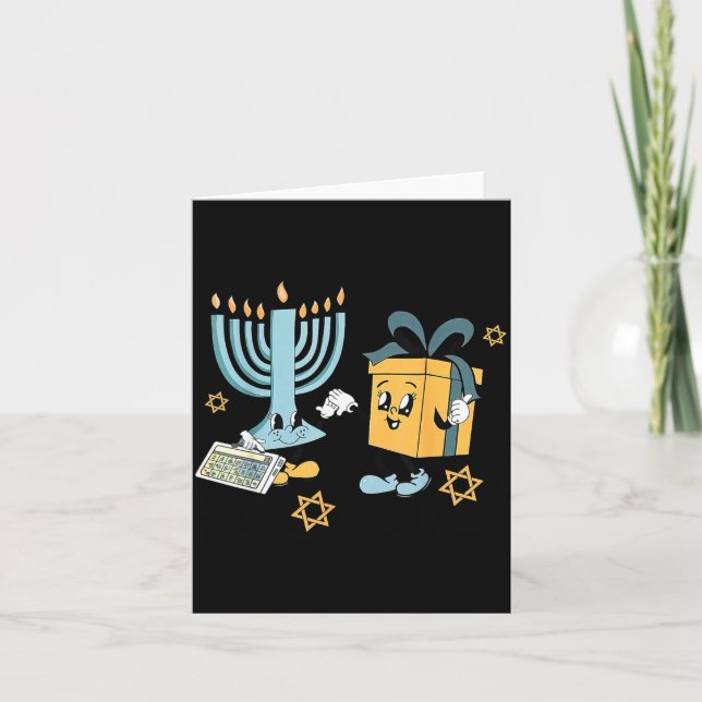 Tarjeta Hanukkah Aac Speech Therast Slp Communication Acce (Anverso)