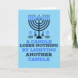 Tarjeta Hanukkah Quote Hanukkah Card