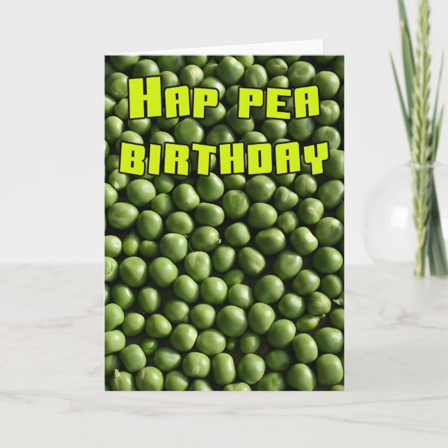 Tarjeta Hap Pea Cumpleaños (Anverso)
