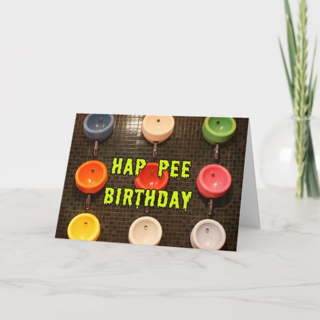 Tarjeta Hap Pee Cumpleaños (Anverso)