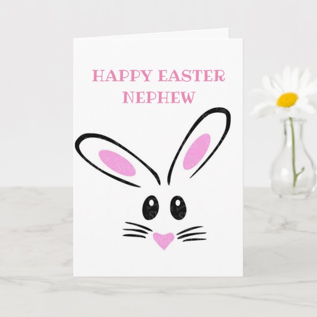 TARJETA HAPPPY EASTER **NEPHEW** CARD (Planta pequeña)