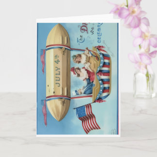 Tarjeta Happy 4th of July Greeting Card
