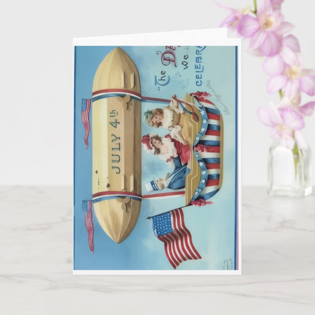 Tarjeta Happy 4th of July Greeting Card (Orquídea)