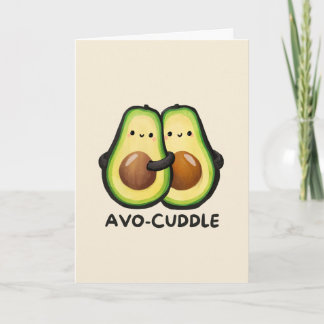 Tarjeta Happy Anniversary Cute Funny Simple Avocado Card