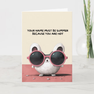 Tarjeta Happy Anniversary Cute Funny Simple Summer Card
