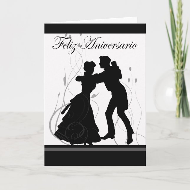 Tarjeta Happy Anniversary-Spanish (Anverso)