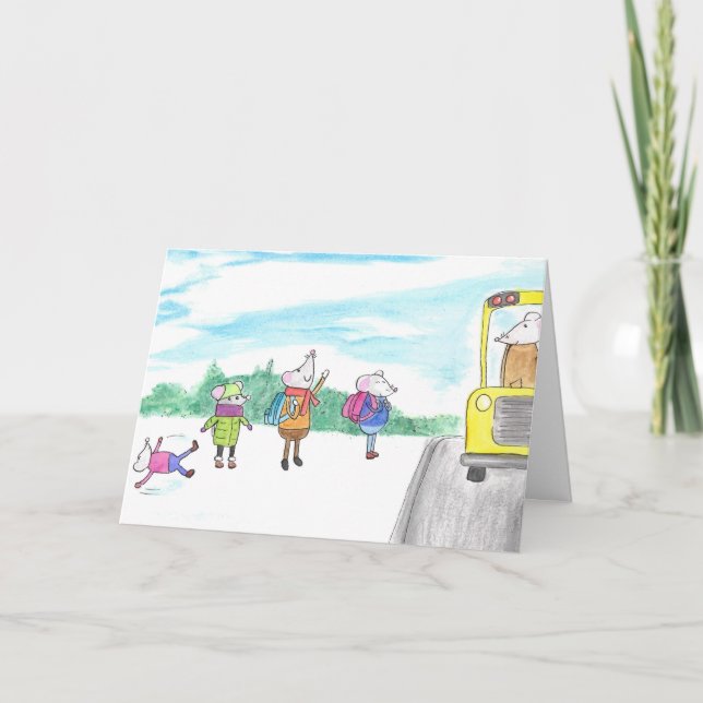 Tarjeta Happy Back-to-School Rats Card (Anverso)