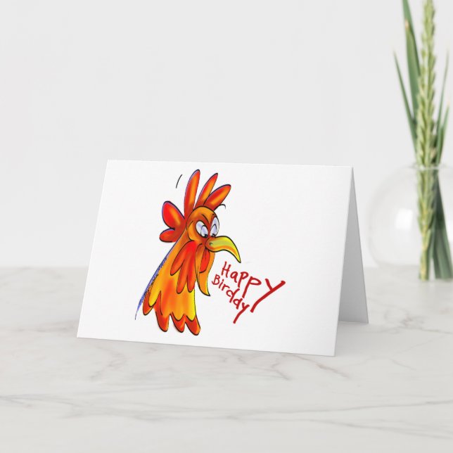 Tarjeta HaPpY BiRdAy (Anverso)