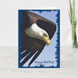Tarjeta Happy BirdDay Funny Bald Eagle Birthday Card