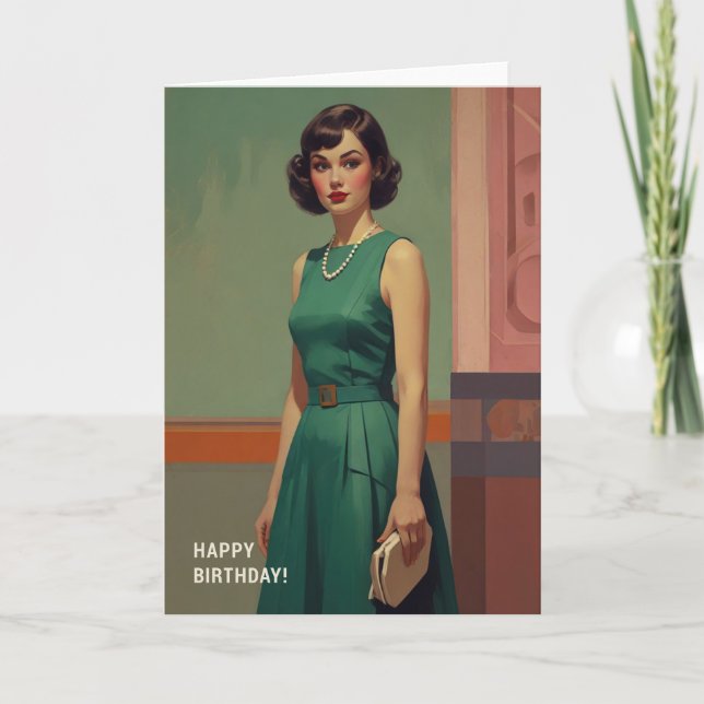 Tarjeta Happy Birthday (Anverso)