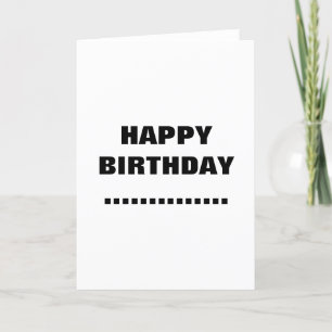 TARJETA HAPPY BIRTHDAY.....