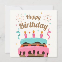 Tarjeta Happy Birthday