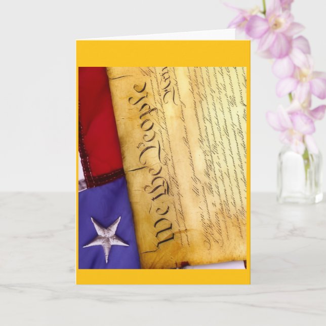 Tarjeta Happy Birthday America Greeting Card (Orquídea)