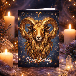 Tarjeta Happy Birthday Aries | Horoscope Astrlogy