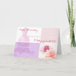 Tarjeta Happy Birthday Buddah