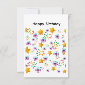 Tarjeta Happy Birthday Card