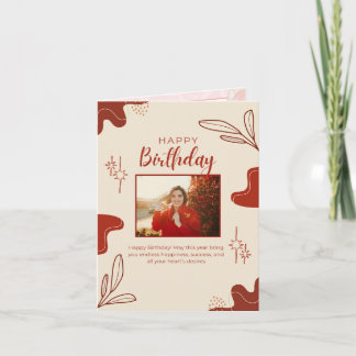 Tarjeta happy birthday card