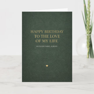 Tarjeta happy birthday card romantic