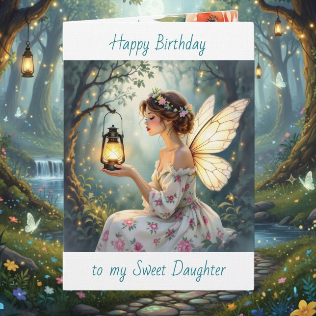 Tarjeta Happy Birthday Daughter | Fairy Themed (Subido por el creador)