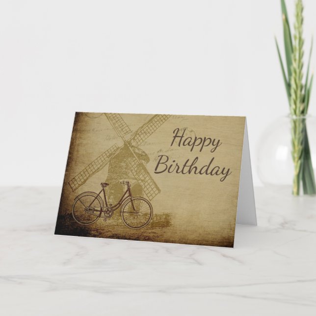 Tarjeta Happy Birthday Favorite Dutch person fun (Anverso)