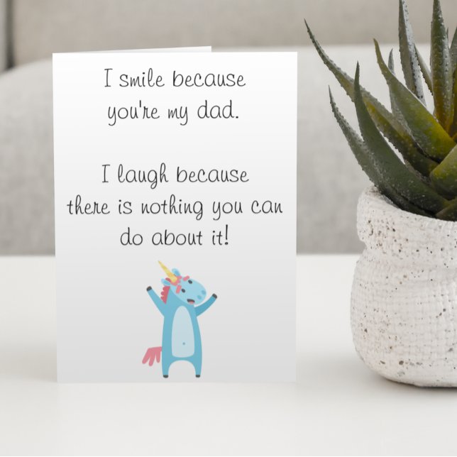 Tarjeta Happy Birthday Humor Dad Funny (Subido por el creador)