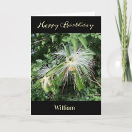 Tarjeta Happy Birthday Men Dad Nature Photo Personalize