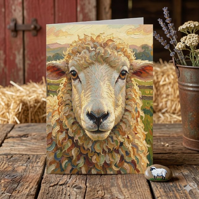 Tarjeta Happy Birthday to Ewe! Cute Farm Animal Birthday (Subido por el creador)