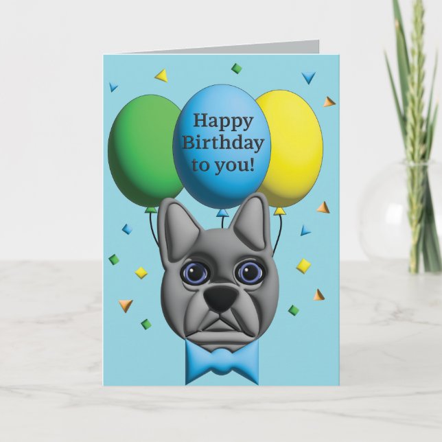 Tarjeta Happy Birthday to you! (Anverso)