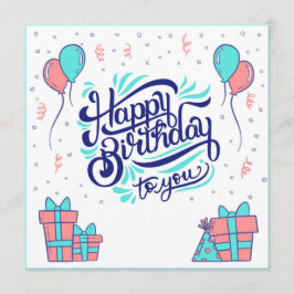 Tarjeta Happy Birthday to You