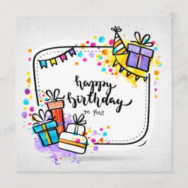 Tarjeta Happy Birthday To You