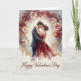 Tarjeta Happy Couple Valentine Card