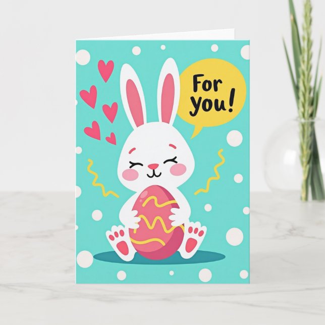 Tarjeta Happy Critter For You Card (Anverso)