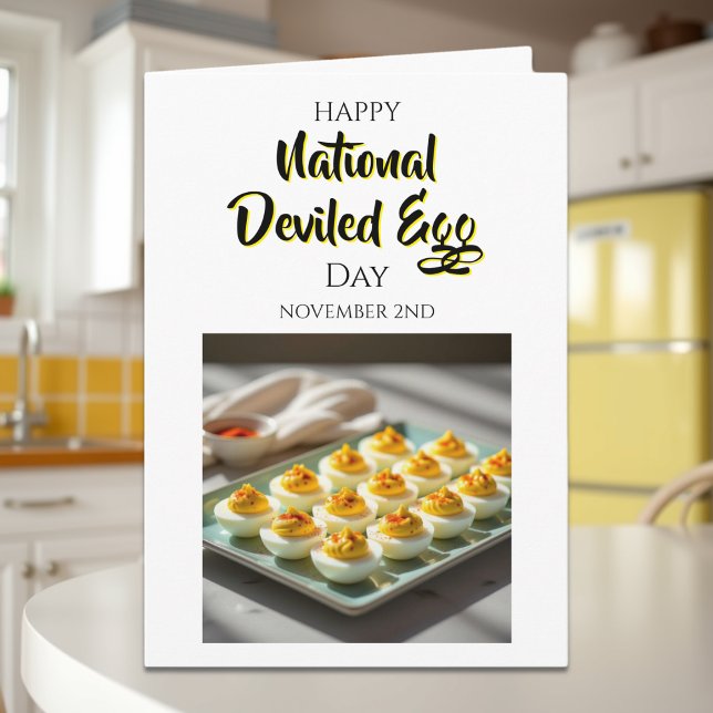 Tarjeta Happy Deviled Egg Day | November 2nd (Subido por el creador)