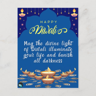 Tarjeta Happy Diwali Post