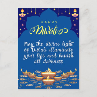 Tarjeta Happy Diwali Post