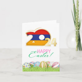Tarjeta Happy Easter 2024 Greeting Card "Armenia"