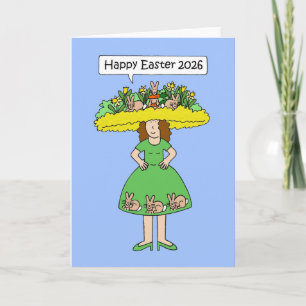 Tarjeta Happy Easter 2026