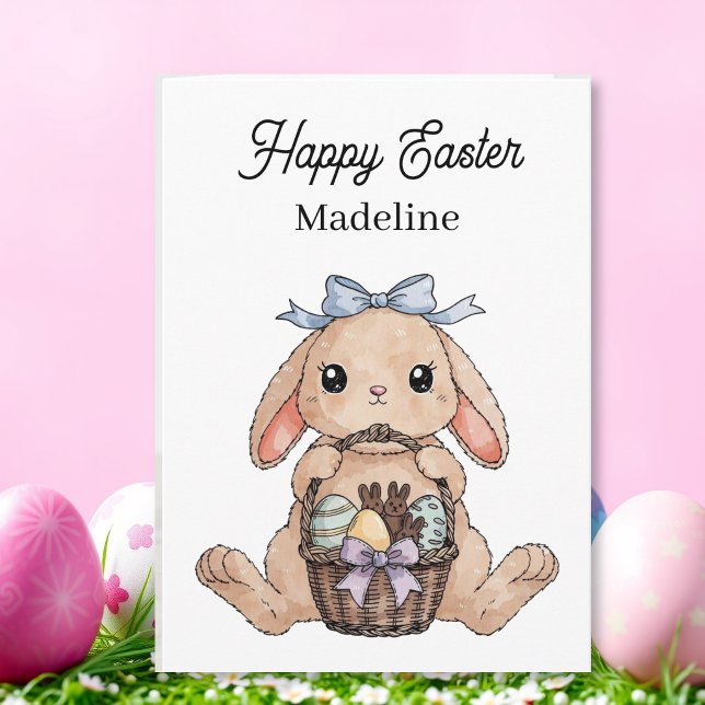 Tarjeta Happy Easter Coloring Page Personalized (Subido por el creador)
