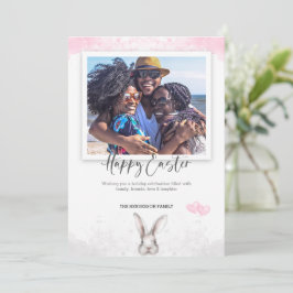 Tarjeta Happy Easter Picture Watercolor