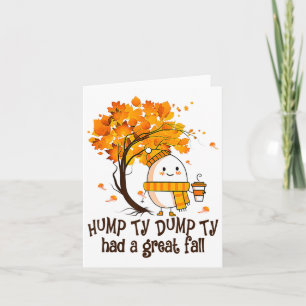 Tarjeta Happy Fall Yall Acción de Gracias Humpty Dumpty tu