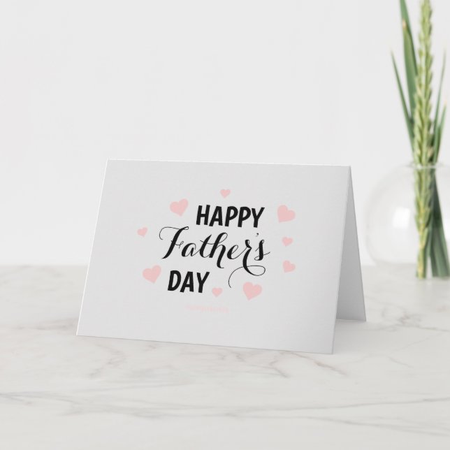 Tarjeta Happy Father's Day Greeting Card (Anverso)