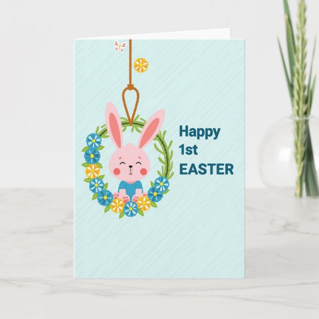 Tarjeta Happy First Easter Day Card (Anverso)