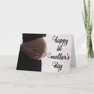 Tarjeta Happy first mother's day expecting