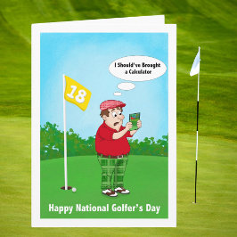 Tarjeta Happy Golfers Day Humor April 10